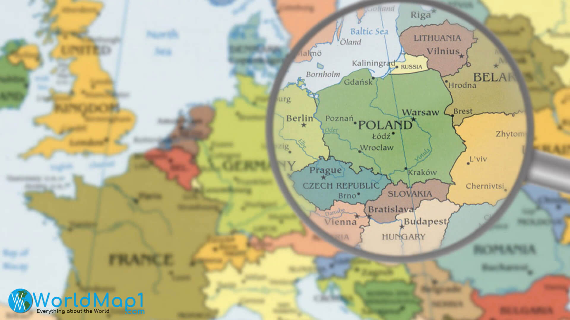 Polonya Ülke Haritası